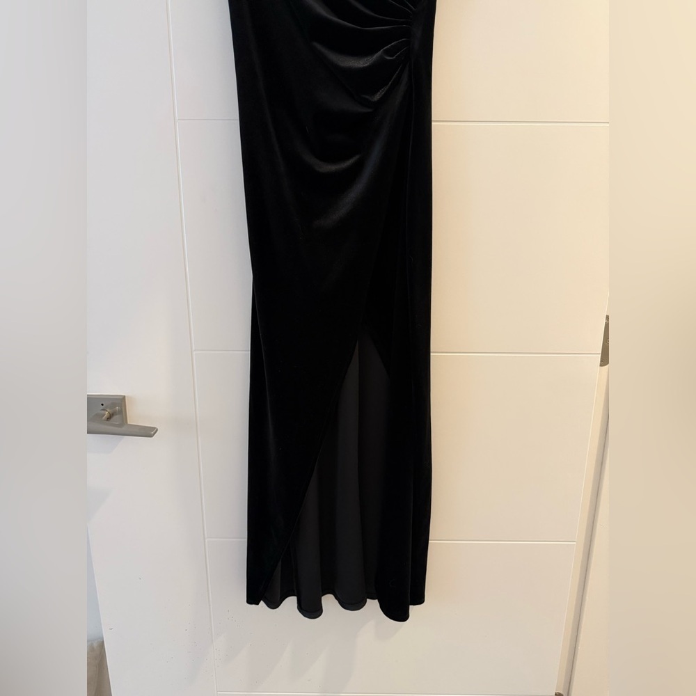 Zara Velvet Rhinestone Strap Midi, size medium. - Picture 7 of 11